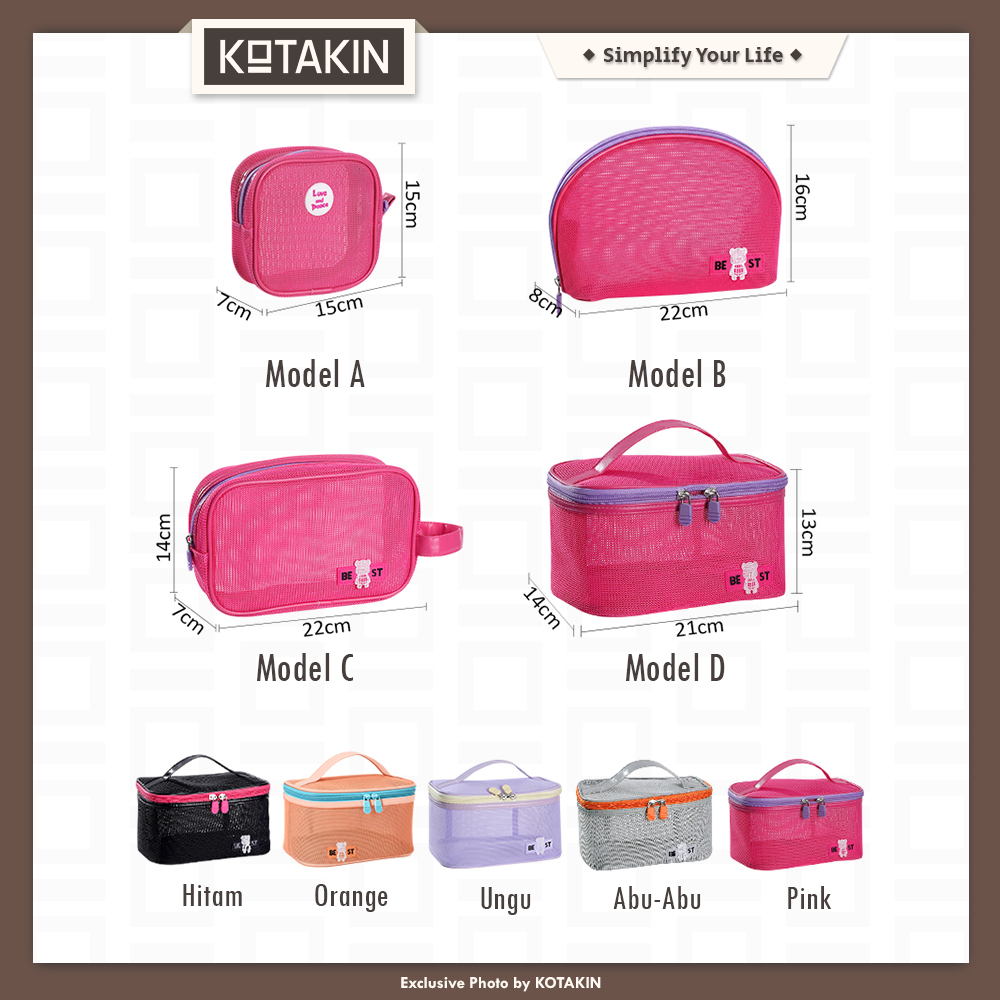 Pouch Kosmetik Jala Jaring